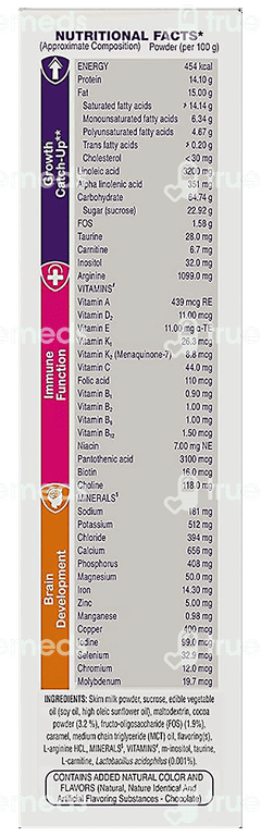 Pediasure Premium Chocolate Flavour Refill Powder 200gm