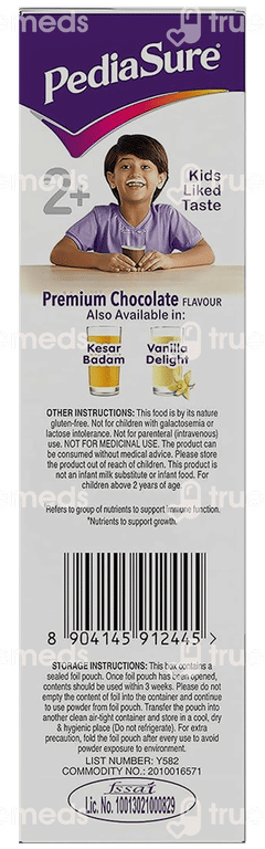 Pediasure Premium Chocolate Flavour Refill Powder 200gm