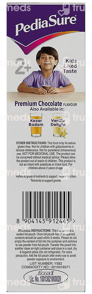 Pediasure Premium Chocolate Flavour Refill Powder 200gm