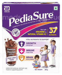 Pediasure Premium Chocolate Flavour Refill Powder 200Gm Pediasure Premium Chocolate Flavour Refill Powder 200Gm