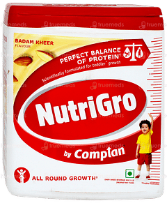 COMPLAN NUTRIGRO 2 TO 6 YEARS BADAM KHEER FLAVOUR JAR 400GM
