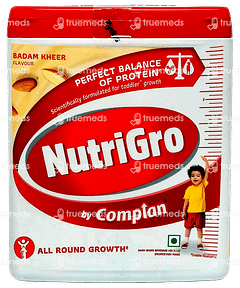 COMPLAN NUTRIGRO 2 TO 6 YEARS BADAM KHEER JAR 400 GM