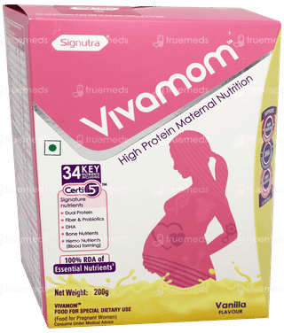 Vivamom Vanilla Flavour Refill Powder 200Gm