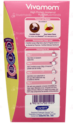 Vivamom Vanilla Flavour Refill Powder 200Gm