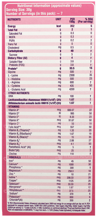 Vivamom Vanilla Flavour Refill Powder 200Gm