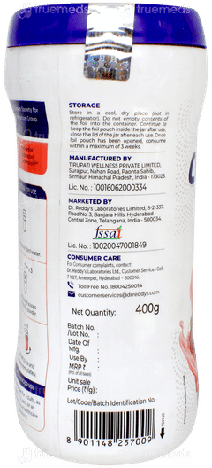 Celevida Dls Strawberry Flavour No Added Sucrose Powder 400gm