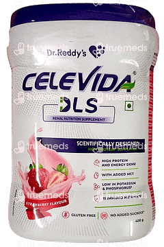 Celevida Dls Strawberry Flavour Powder 400 GM