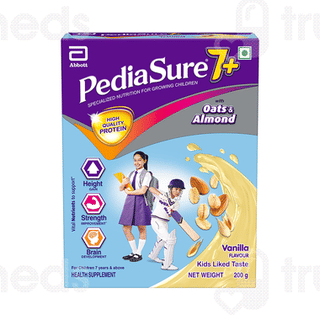 Pediasure 7+ Oats & Almond Vanilla Flavour Powder 200gm
