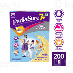 Pediasure 7+ Oats & Almond Vanilla Flavour Powder 200gm