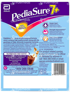 Pediasure 7+ Oats & Almond Vanilla Flavour Powder 200gm