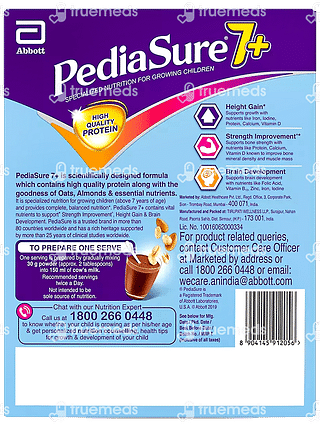 Pediasure 7+ Oats & Almond Vanilla Flavour Powder 200gm