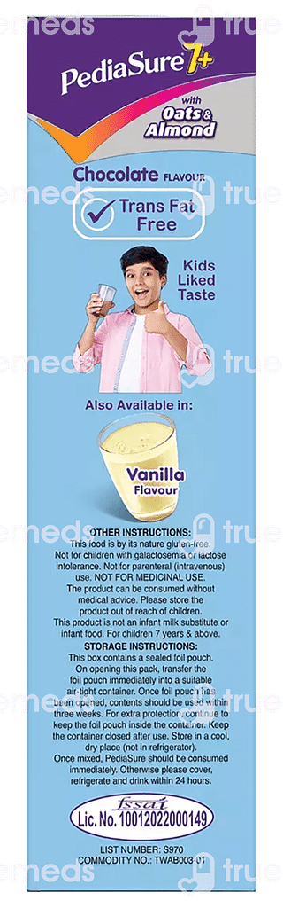 Pediasure 7 Plus Vanilla With Oats & Almond Powder 200 GM