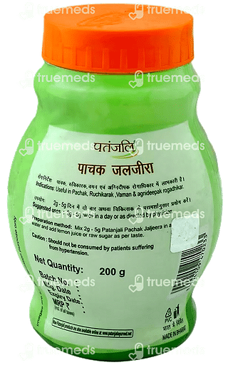 Patanjali Ayurveda Pachak Jaljeera Powder 200 GM