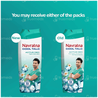 Navratna Active Deo Cool Talc 400Gm