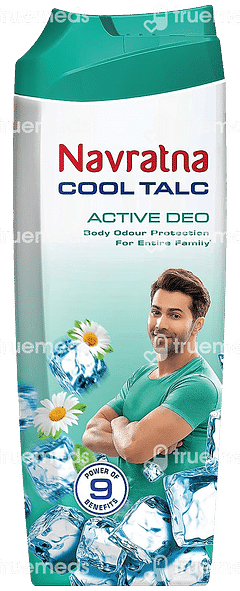 Navratna Active Deo Cool Talc 400gm