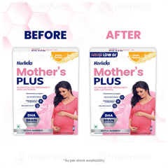 Horlicks Mothers Plus Kesar Flavour Zero Added Sugar Refill Powder 400Gm