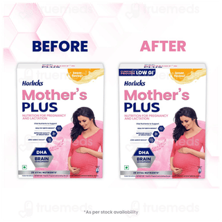 Horlicks Mothers Plus Kesar Flavour Zero Added Sugar Refill Powder 400Gm