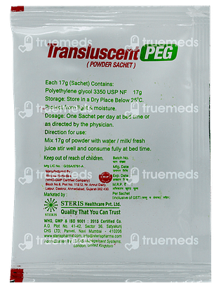 Transluscent Peg Sachet 17 GM