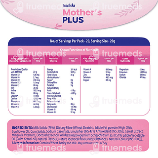 Horlicks Mothers Plus Vanilla Flavour Powder 400 GM