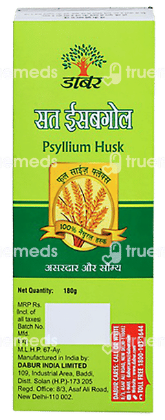 Dabur Sat Isabgol Sugar Free Powder 180gm