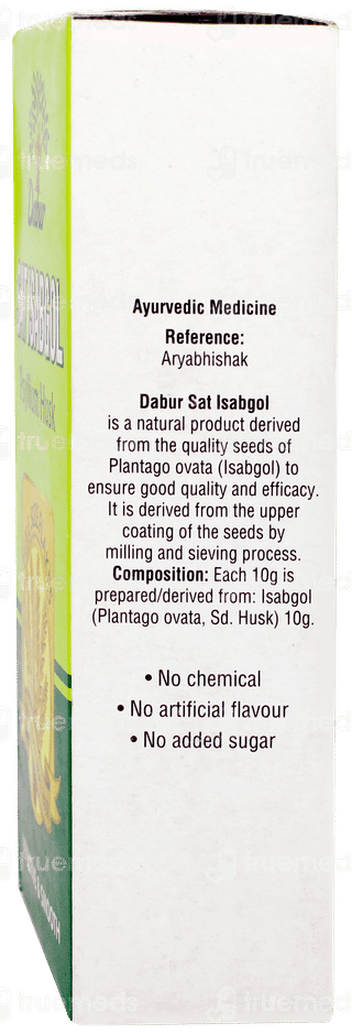Dabur Sat Isabgol Psyllium Husk 90gm