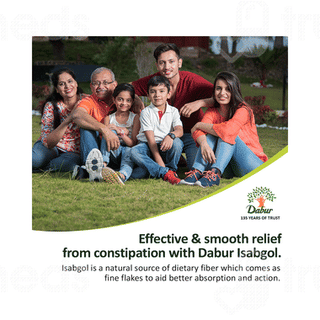Dabur Sat Isabgol Psyllium Husk 90gm