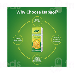 Dabur Sat Isabgol Psyllium Husk 90gm