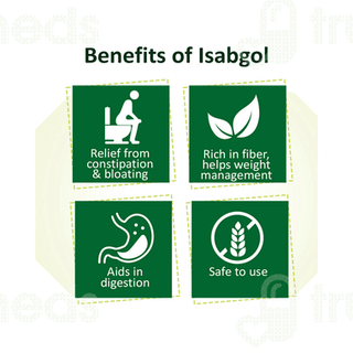 Dabur Sat Isabgol Psyllium Husk 90gm