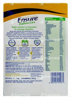 Ensure Diabetes Care Chocolate Flavour Powder 1kg