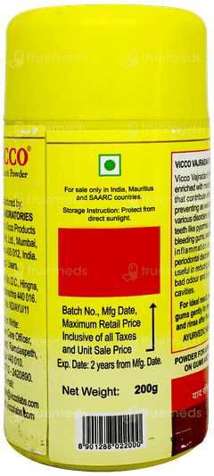 Vicco Vajradanti Powder 200Gm