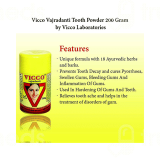 Vicco Vajradanti Powder 200gm