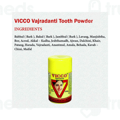Vicco Vajradanti Powder 200gm