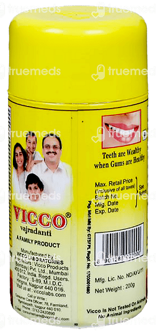 Vicco Vajradanti Tooth Powder 200 GM