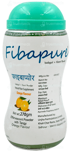 Fibapure Orange Flavour Effervescent Powder 270gm