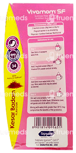 Vivamom Sf Kesar Badam Powder 400 GM