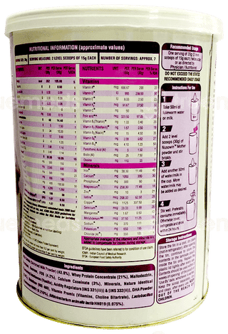 Nusowin Mother Vanilla Flavour Powder 200Gm