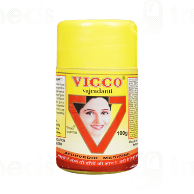 Vekant Powder Vicco Vajradanti Tooth Powder 100 Gm - Uses, Side Effects, Dosage ...
