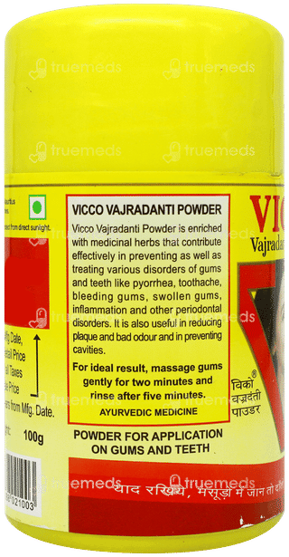 Vicco Vajradanti Powder 100Gm