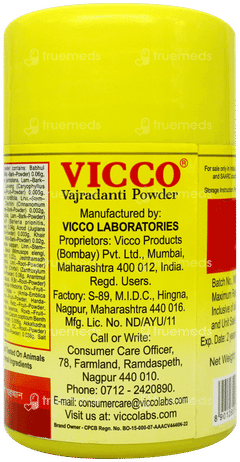 Vicco Vajradanti Powder 100Gm