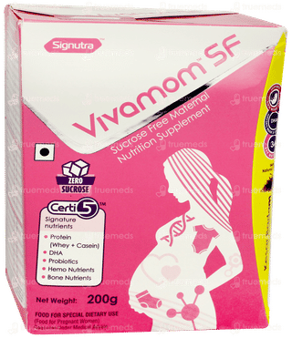 Vivamom Sf Kesar Badam Flavour Refill Powder 200gm