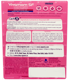 Vivamom Sf Kesar Badam Flavour Refill Powder 200gm