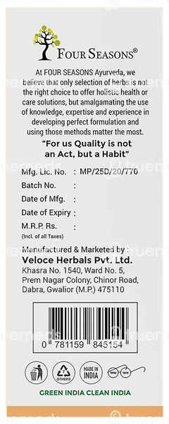 Four Seasons Sandalwood Powder 100 GM Pack Of 2