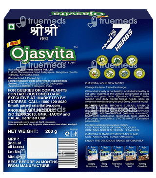 Sri Sri Tattva Ojasvita Mango 200 GM