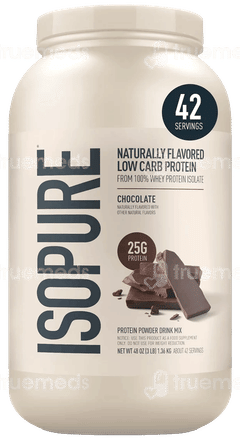 Isopure Low Carb 100% Whey Protein Isolate Chocolate Powder 1360 Gm