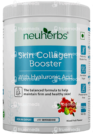 Neuherbs Skin Collagen Booster Mix Fruit Powder 210 GM