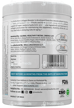 Neuherbs Skin Collagen Booster Mix Fruit Powder 210 GM