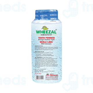 Wheezal Hekla Lava With Calendula Tooth Powder 100Gm