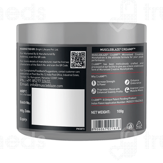 Muscleblaze Creatine Monohydrate Unflavoured 100gm