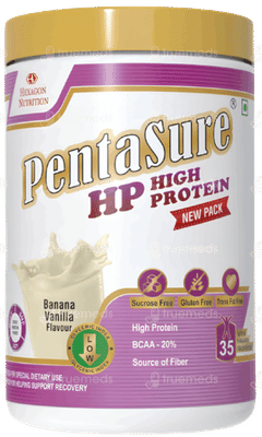 Pentasure Hp Banana Vanilla Flavour Sucrose Free Powder 1Kg Pentasure Hp Banana Vanilla Flavour Sucrose Free Powder 1Kg