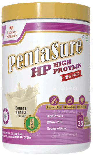 Pentasure Hp Banana Vanilla Flavour Sucrose Free Powder 1Kg
